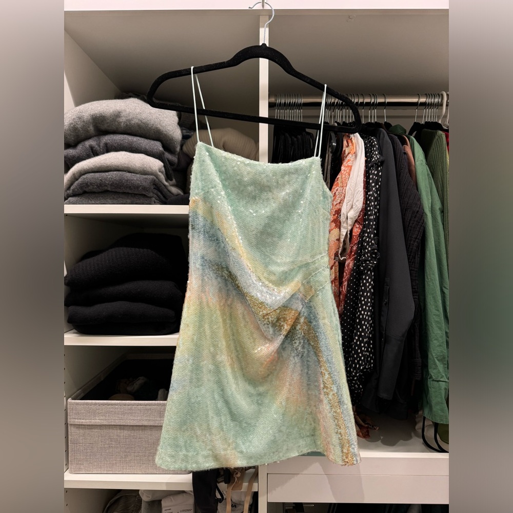 NWT | SIMKHAI FRANKY MARBLE MINI DRESS